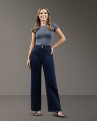 JEANS TIRO SUPER ALTO SLIM WIDE LEG