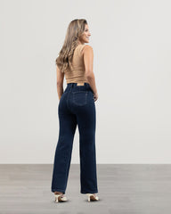 JEANS MUJER SLIM WIDE LEG TIRO SUPER ALTO