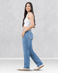 JEANS STRAIGHT TIRO MEDIO