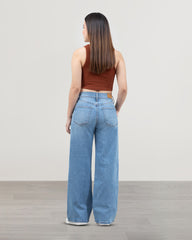 PETITE WIDE LEG TIRO ALTO