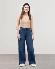 PETITE WIDE LEG TIRO ALTO