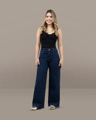 PETITE WIDE LEG TIRO ALTO