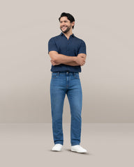 JEANS HOMBRE  PLUS SEMI AJUSTADO