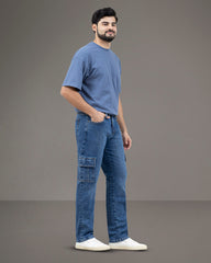 JEANS CARGO RECTO HOMBRE