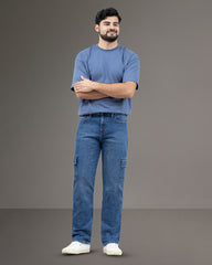 JEANS CARGO RECTO HOMBRE