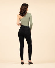 JEANS TIRO SUPER ALTO SKINNY
