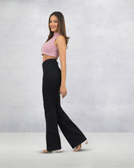 JEANS MUJER BOOT CUT SUPER HIGH RISE