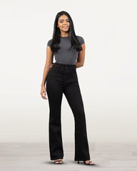 JEANS MUJER BOOT CUT SUPER HIGH RISE