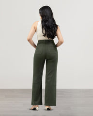 JEANS MUJER SLIM WIDE LEG TIRO SUPER ALTO