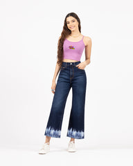 JEANS MUJER CULOTTE TIRO MEDIO