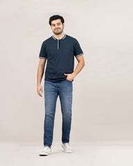 CAMISETA HENLEY MODA CLASSIC FIT