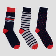 CALCETA HOMBRE ALTA PRINT 3PACK