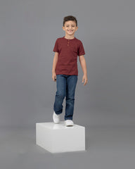 CAMISETA HENLEY NIÑO