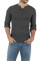 CAMISETA HENLEY M/L