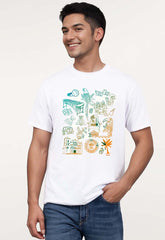 CAMISETA ESTAMPADA TURISTICA