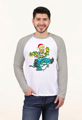 CAMISETA ESTAMPADA C/R M/L
