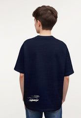 CAMISETA UNISEX JUVENIL C/R OVERSIZED