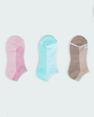 TOBILLERA MUJER CORTA 3PACK