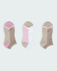 TOBILLERA MUJER CORTA 3PACK