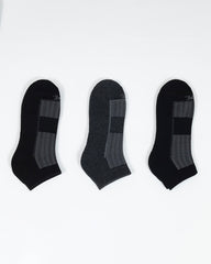 TOBILLERA MEDIA MODA HOMBRE 3PACK