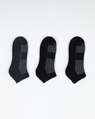 TOBILLERA MEDIA MODA HOMBRE 3PACK