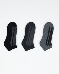TOBILLERA MEDIA MODA HOMBRE 3PACK