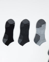 TOBILLERA MEDIA MODA HOMBRE 3PACK