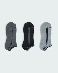 TOBILLERA CORTA MODA HOMBRE 3PACK