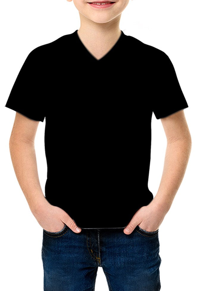 Camisa cuello hotsell v negra