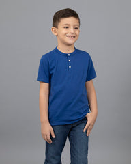 CAMISETA HENLEY NIÑO