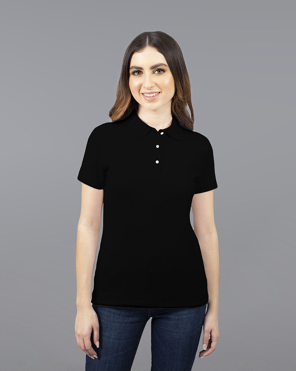 Camisa polo gris oscuro top