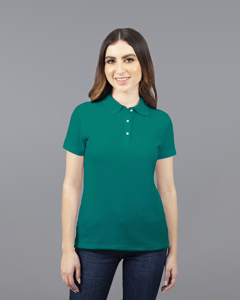 Camisetas Tipo Camisas Polo Para Mujeres Shirt Blusas Tipo Polo De
