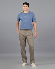 PANTALON TWILL HOMBRE SLIM SEMI AJUSTADO