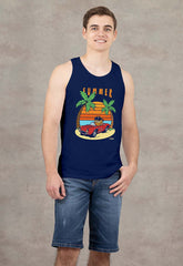 CAMISETA DESMANGADA ESTAMPADA